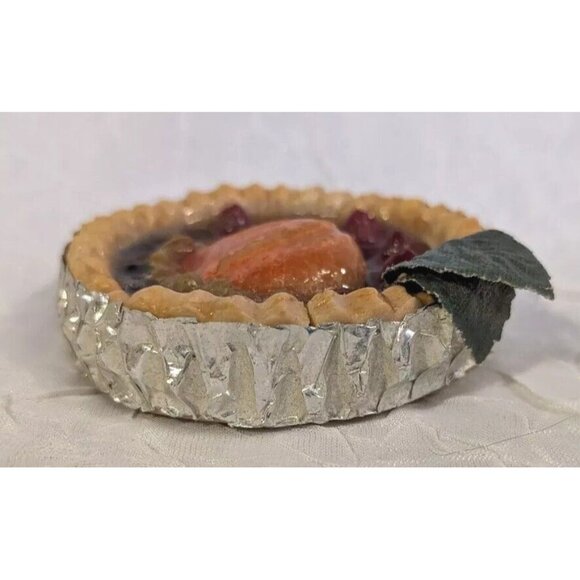 Realistic Faux Food Pie Magnet Refrigerator Fridge Resin Cherry Fruit Kitsch Vtg - Picture 2 of 16